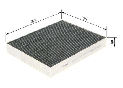 Bosch 1 987 435 552 Interior Air Filter Fits Ford