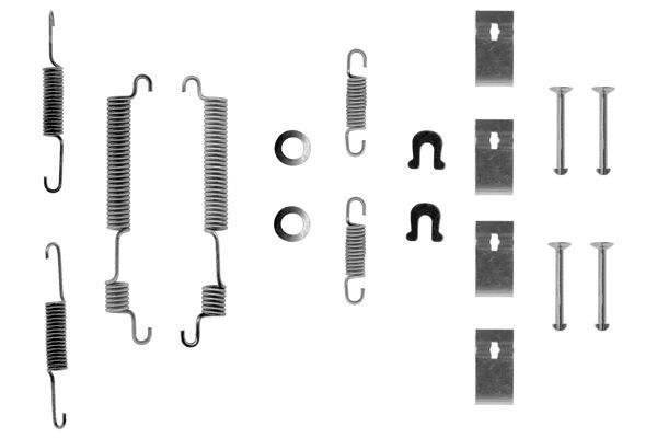 BOSCH 1987475176 Brake Shoes Accessory Kit Rear Fits Honda Civic Ballade CRX