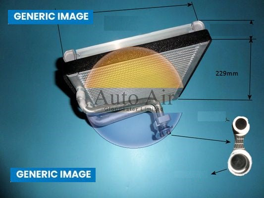 AUTO AIR 21-0332 Air Conditioning Evaporator A/C Air Con Fits MERCEDES-BENZ