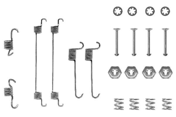 BOSCH 1987475220 Brake Shoes Accessory Kit Fitting Set Rear Fits Citroën Peugeot
