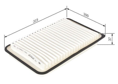 Bosch 1 987 429 184 Air Filter Fits Mazda