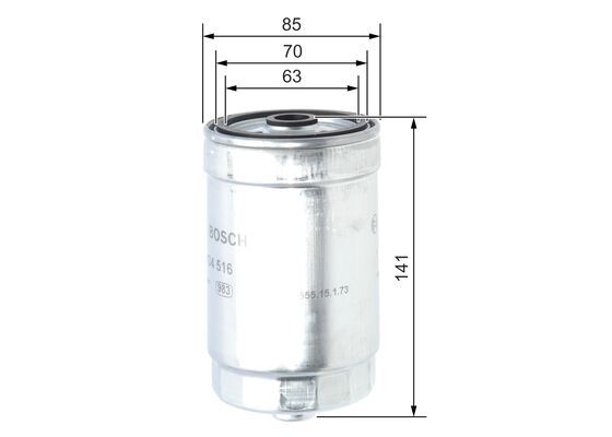 Bosch 1 457 434 516 Fuel Filter Fits Hyundai Kia