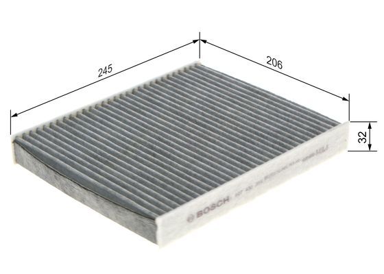 Bosch 1 987 432 315 Interior Air Filter Fits BMW Rolls-Royce