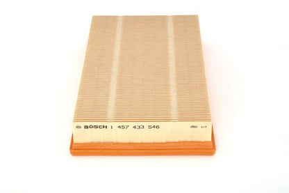 BOSCH 1457433546 Air Filter 308mm Length Insert 49mm Height Fits Jaguar XJ XK8
