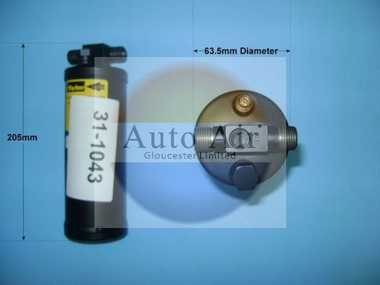 AUTO AIR 31-1043 Air Receiver Dryer A/C Air Conditioning Fits Lotus Porsche TVR