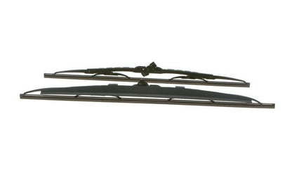 2x BOSCH Wiper Blades (Pair) Fits Alfa Chevrolet Chrysler Daewoo Fiat Ford