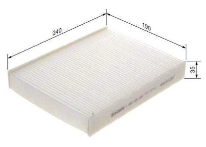 Bosch 1 987 432 087 Interior Air Filter Fits Ford
