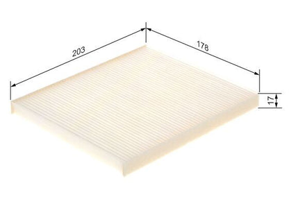 Bosch 1 987 432 106 Cabin Air Filter Fits Fiat Ford