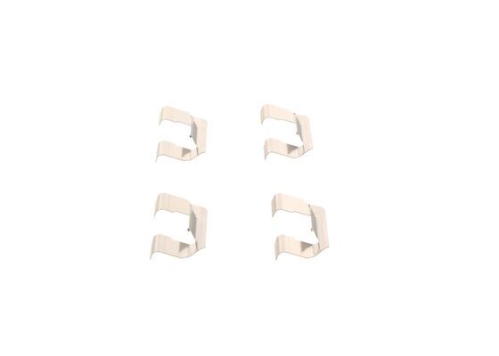 BOSCH 1987474359 Disc Brake Pad Accessory Kit Front Fits Nissan Almera Primera