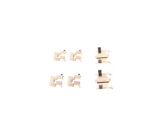 BOSCH 1987474368 Disc Brake Pad Accessory Kit Fitting Set Rear For Nissan Almera