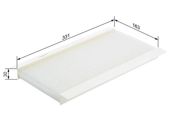 Bosch 1 987 432 076 Cabin Air Filter Fits Cadillac Fiat Opel Saab Vauxhall