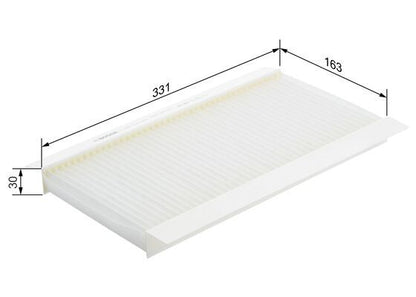 Bosch 1 987 432 076 Cabin Air Filter Fits Cadillac Fiat Opel Saab Vauxhall