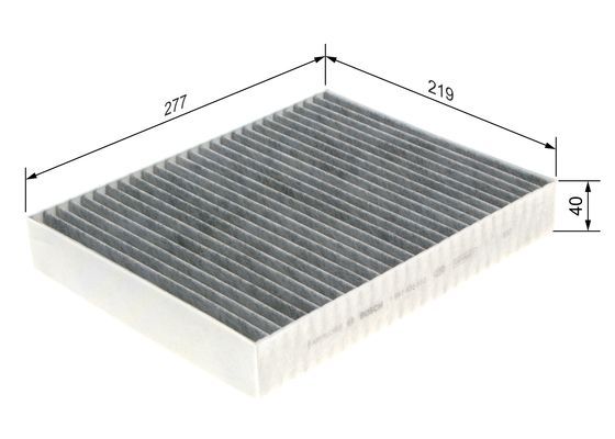 Bosch 1 987 435 512 Interior Air Filter Fits Porsche VW