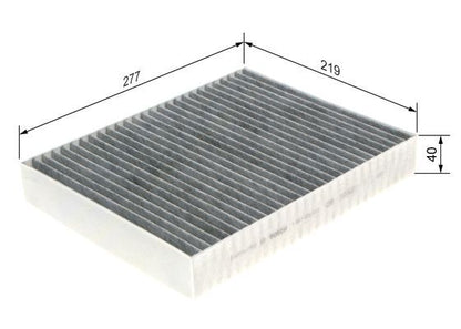 Bosch 1 987 435 512 Interior Air Filter Fits Porsche VW