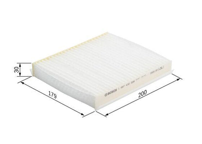 Bosch 1 987 432 228 Interior Air Filter Fits Citroen Fiat Opel Peugeot Suzuki
