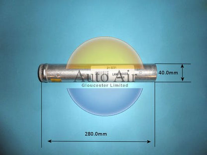 AUTO AIR 31-3231 Air Conditioning Receiver Dryer A/C Replacement Fits Land Rover