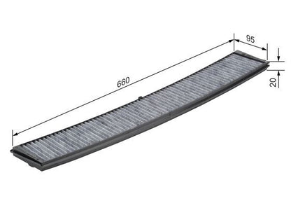 Bosch 1 987 432 336 Cabin Air Filter Fits BMW
