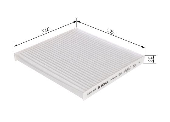 Bosch 1 987 432 246 Interior Air Filter Fits Nissan