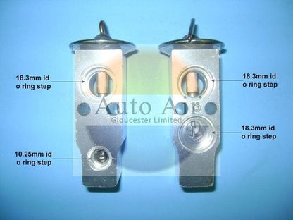 AUTO AIR 22-1064 Air Conditioning Expansion Valve Fits Isuzu Mitsubishi Toyota