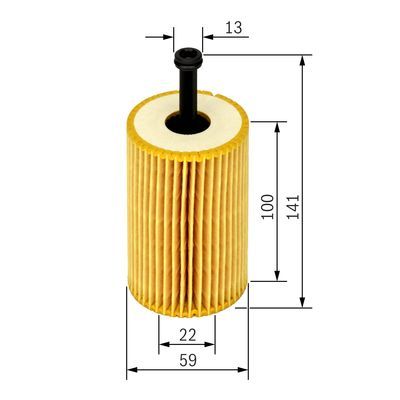 Bosch 1 457 429 193 Oil Filter Fits Citroen Peugeot