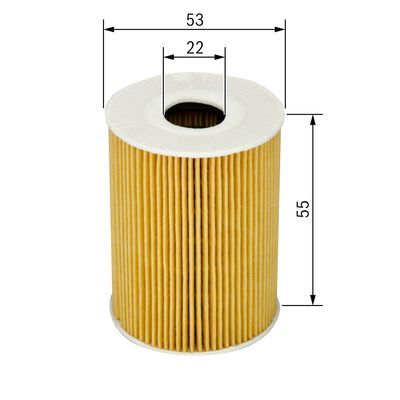 Bosch 1 457 429 127 Oil Filter Fits Smart