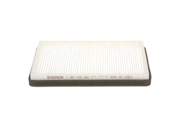 BOSCH 1987432062 Cabin Air Filter 253mm Length Particulate 30mm Height For Volvo