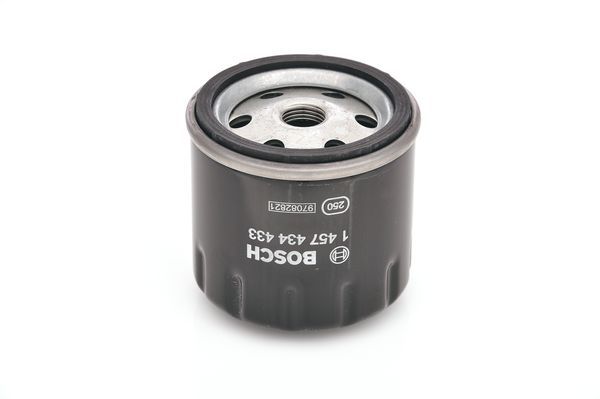 BOSCH 1457434433 Fuel Filter Spin-On 76mm Ø 73mm Height Fits Piaggio Quargo