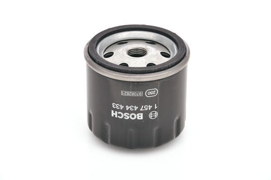 BOSCH 1457434433 Fuel Filter Spin-On 76mm Ø 73mm Height Fits Piaggio Quargo