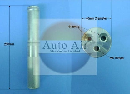 AUTO AIR 31-1140 Air Con Receiver Dryer Fits Citroen C5 C6 Peugeot 407 607