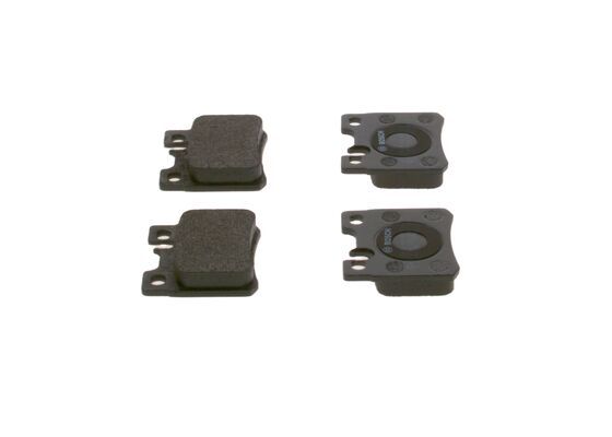 BOSCH 0986490260 Disc Brake Pad Set Rear Low-Metallic Fits Mercedes-Benz