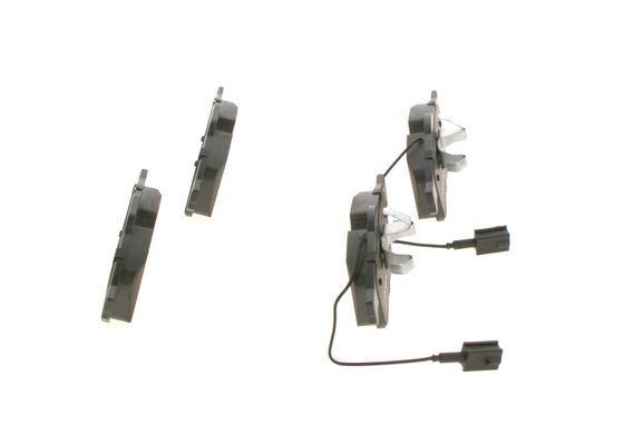 BOSCH 0986494071 Disc Brake Pad Set Front Low-Metallic Fits Alfa Romeo 159