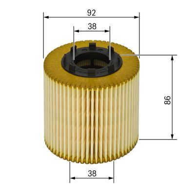 Bosch 1 457 429 198 Oil Filter Fits Nissan Opel Renault Vauxhall