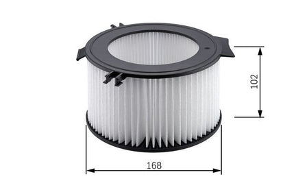 Bosch 1 987 432 056 Interior Air Filter Fits VW