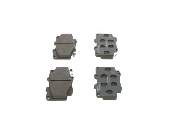 BOSCH 0986494497 Disc Brake Pad Set Front Low-Metallic Fits Toyota Hilux Vigo