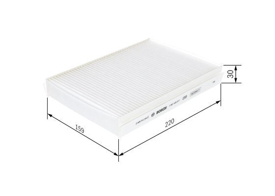 Bosch 1 987 435 017 Interior Air Filter Fits Fiat Jeep