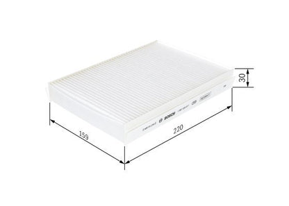 Bosch 1 987 435 017 Interior Air Filter Fits Fiat Jeep