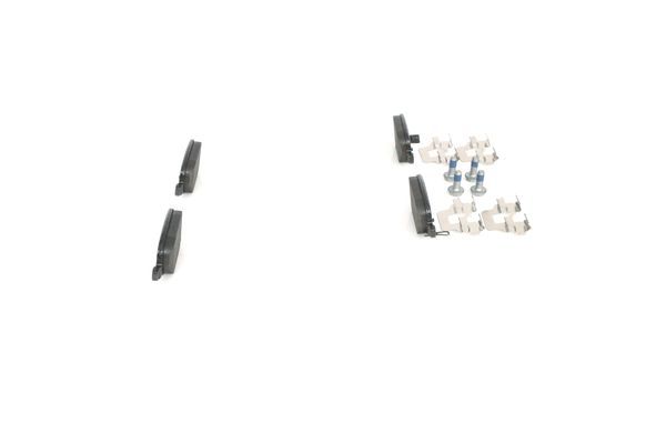 BOSCH 0986494935 Disc Brake Pad Set Rear Low-Metallic Fits Fiat Panda Panda Van