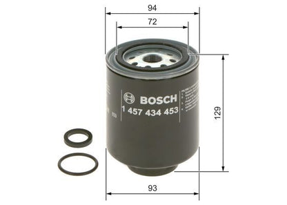 Bosch 1 457 434 453 Fuel Filter Fits Daihatsu Hyundai Isuzu Kia Mazda Mitsubishi