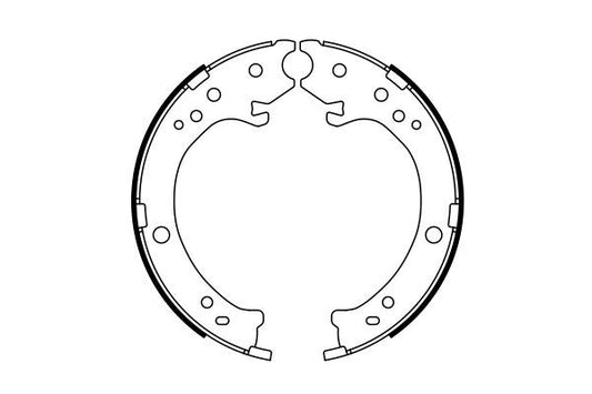 BOSCH 0986487765 Brake Shoe Set For Parking Brake Rear 35mm Width For Honda CR-V