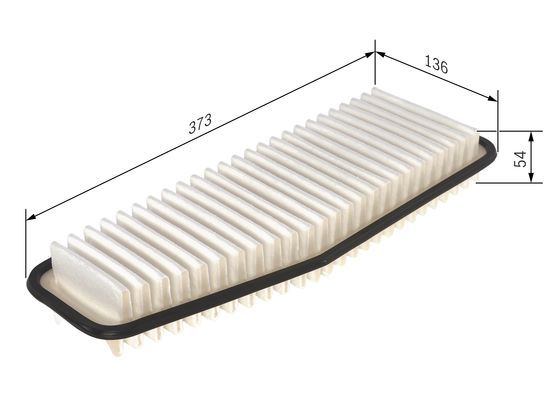 Bosch 1 987 429 163 Air Filter Fits Toyota