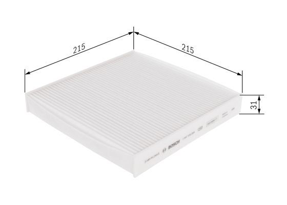Bosch 1 987 435 069 Interior Air Filter Fits Iveco