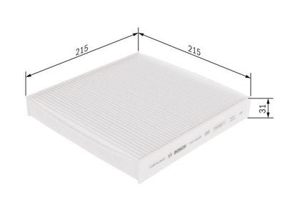 Bosch 1 987 435 069 Interior Air Filter Fits Iveco
