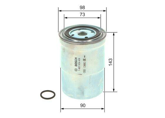 Bosch 1 457 434 459 Fuel Filter Fits Mitsubishi Tata