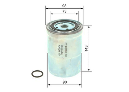 Bosch 1 457 434 459 Fuel Filter Fits Mitsubishi Tata