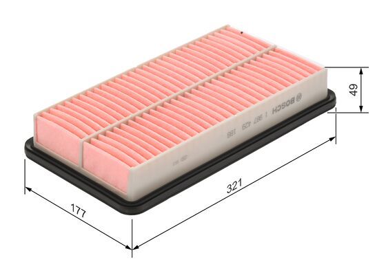 Bosch 1 987 429 188 Air Filter Fits Mazda