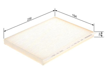 Bosch 1 987 435 097 Interior Air Filter Fits Hyundai Kia