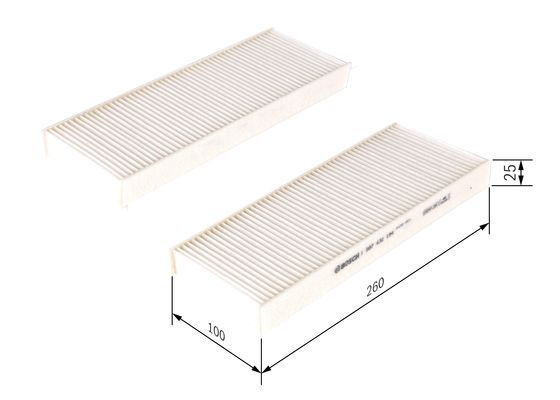 Bosch 1 987 432 194 Interior Air Filter Fits Nissan