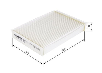 Bosch 1 987 432 214 Interior Air Filter Fits Opel Suzuki Vauxhall