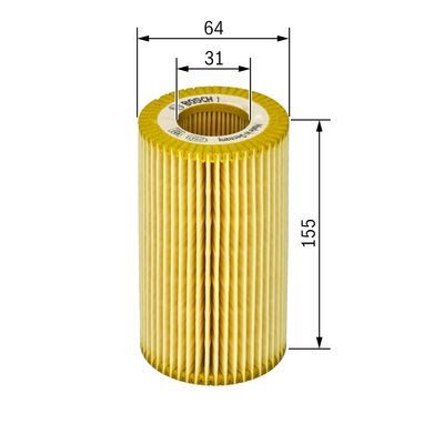 Bosch 1 457 429 268 Oil Filter Fits Audi Porsche VW
