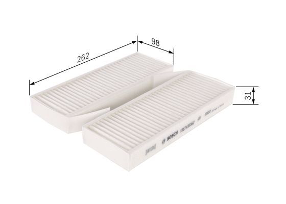 Bosch 1 987 435 062 Interior Air Filter Fits Peugeot
